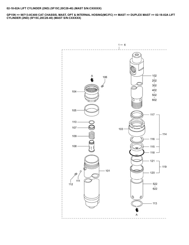Caterpillar GP15N Parts Manual 98713-0C400 5 Caterpillar GP15N Parts Manual 98713-0C400 - Image 5