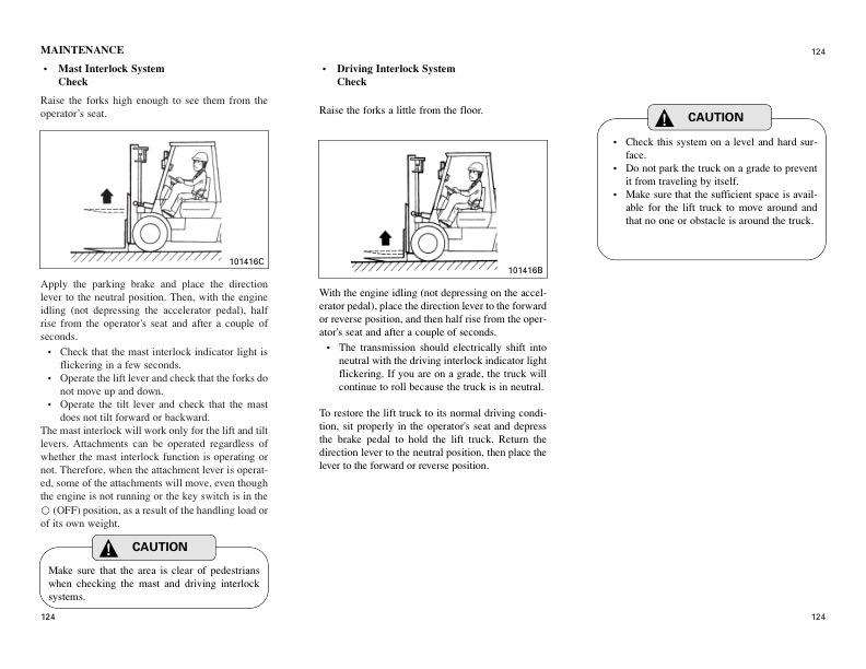 Caterpillar GP15NM to GP35NM Operation and Maintenance Manual 99710-8N130 4 Caterpillar GP15NM to GP35NM Operation and Maintenance Manual 99710-8N130 - Image 4