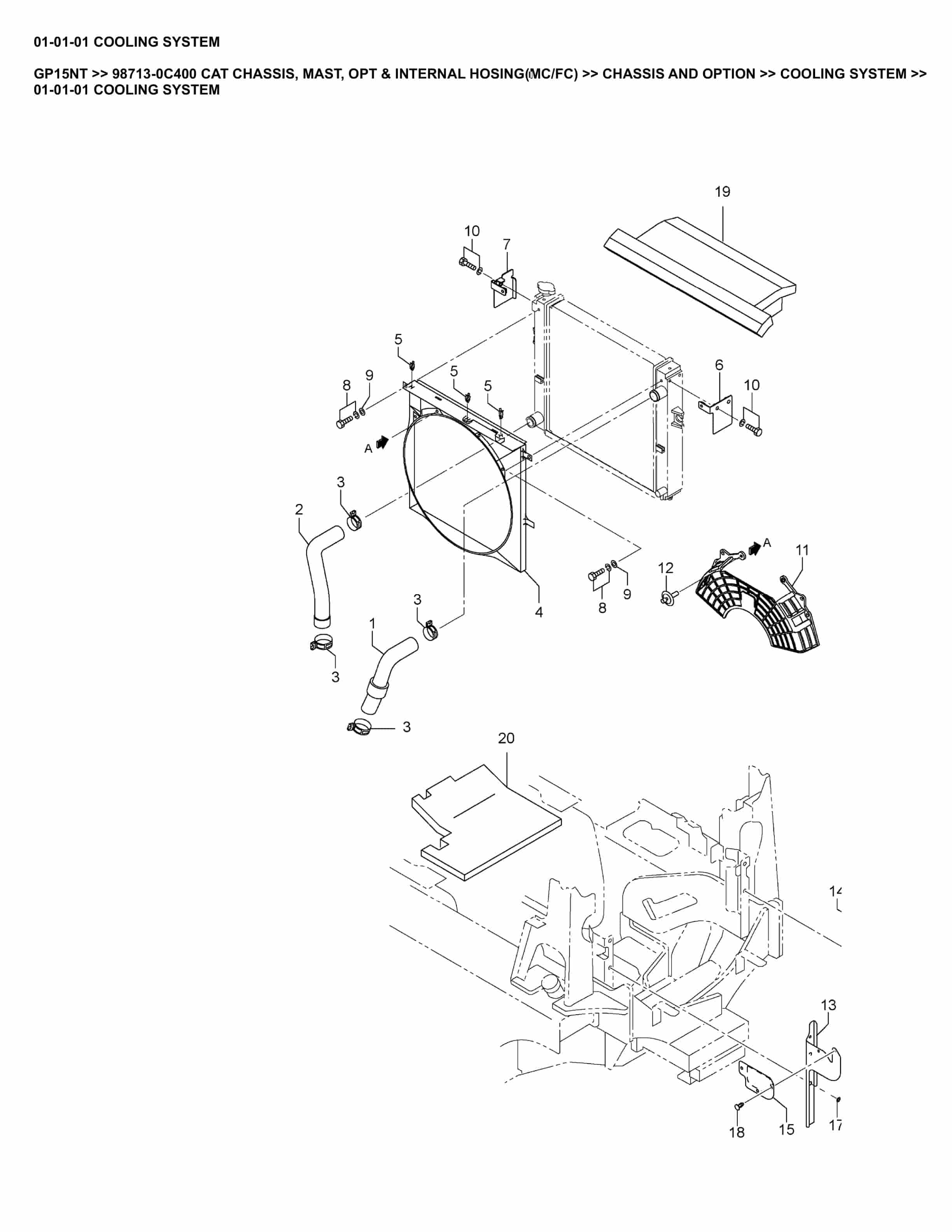 Caterpillar GP15NT Parts Manual 98713-0C400