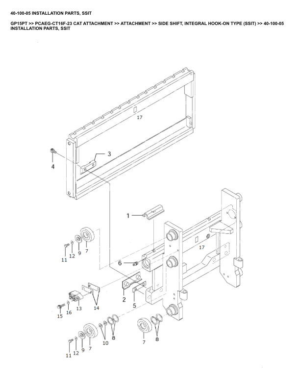 Caterpillar GP15PT Parts Manual PCAEG-CT16F-23 4 Caterpillar GP15PT Parts Manual PCAEG-CT16F-23 - Image 4