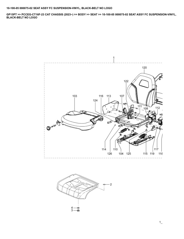 Caterpillar GP15PT Parts Manual PCCEG-CT16F-23 4 Caterpillar GP15PT Parts Manual PCCEG-CT16F-23 - Image 4