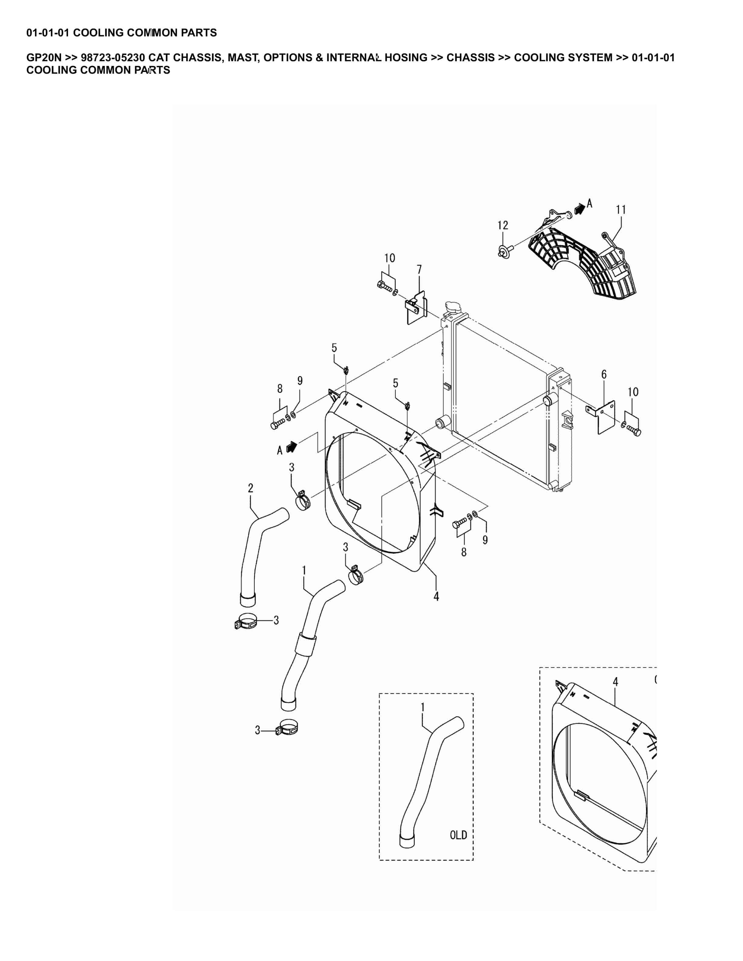 Caterpillar GP20N Parts Manual 98723-05230