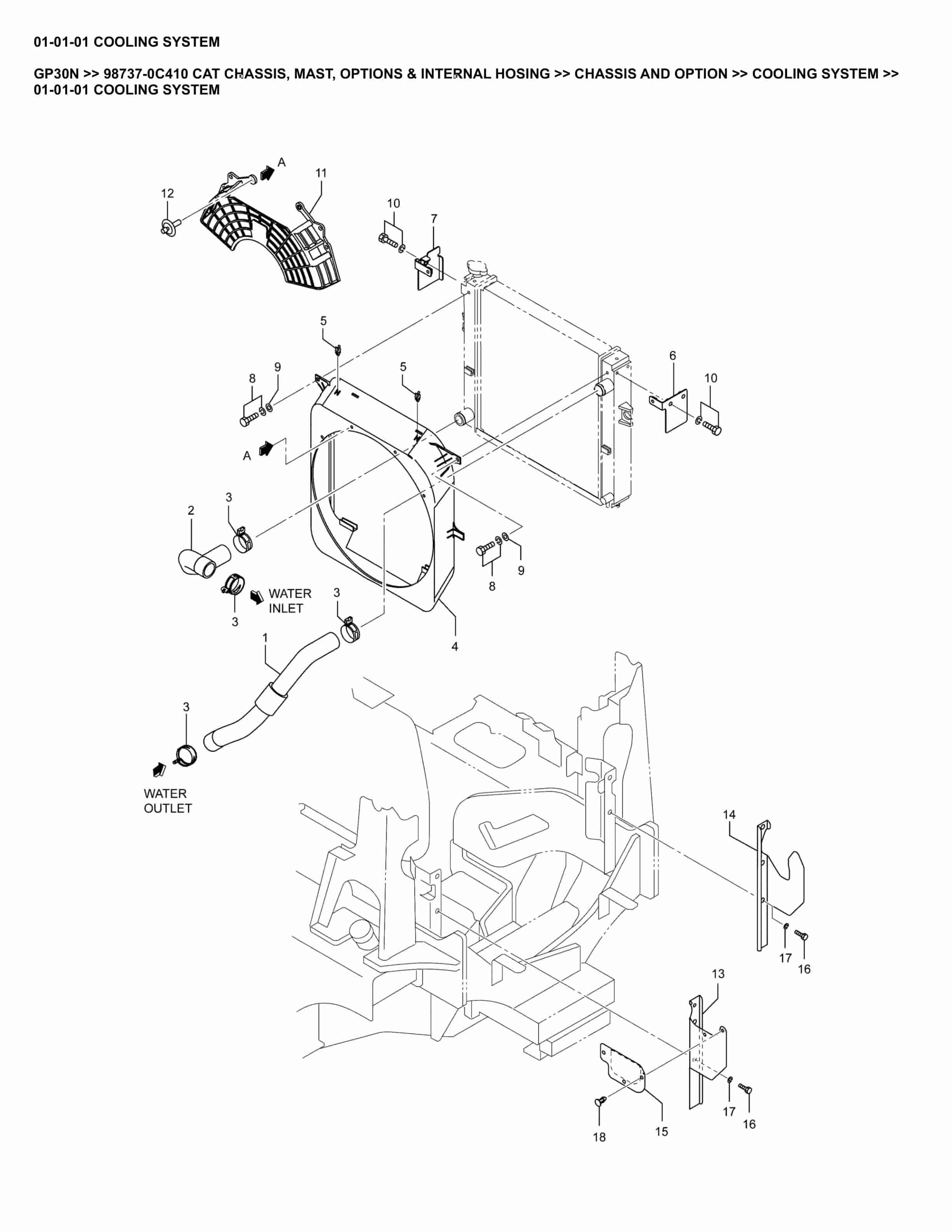 Caterpillar GP30N Parts Manual 98737-0C410