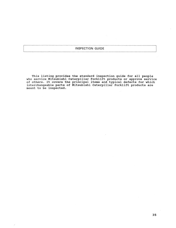 Caterpillar GP40 to DP50 Gas and Diesel Pneumatic Tire Lift Truck Introduction Service Manual SENB8538 5 Caterpillar GP40 to DP50 Gas and Diesel Pneumatic Tire Lift Truck Introduction Service Manual SENB8538-5