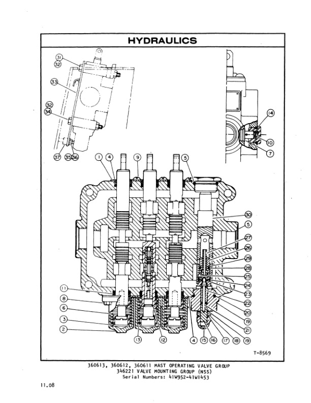 Caterpillar M20, M25, M30 Lift Trucks Parts Manual SEBN2521 4 Caterpillar M20, M25, M30 Lift Trucks Parts Manual SEBN2521-4