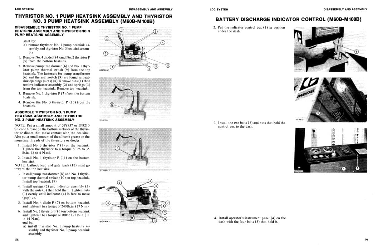 Caterpillar M30B to M100B Lift and Drive Control System (LDC) Disassembly and Assembly SENB8163-3