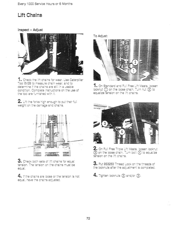 Caterpillar M40D SA, M50D SA, MC60D SA, F40D SA, F50D SA, F60D SA Lift Trucks Operation and Maintenance Manual SEBU6009-04 5 Caterpillar M40D SA, M50D SA, MC60D SA, F40D SA, F50D SA, F60D SA Lift Trucks Operation and Maintenance Manual SEBU6009-04-5