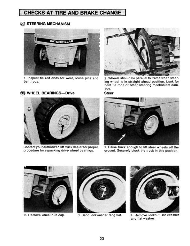 Caterpillar M60 to M100 Lift Trucks Lubrication and Maintenance Guide SEBU5565 5 Caterpillar M60 to M100 Lift Trucks Lubrication and Maintenance Guide SEBU5565-5