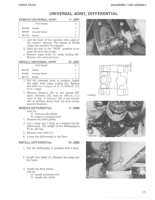 Caterpillar M60 to M100 Power Train Disassembly and Assembly SENB8001 2 Caterpillar M60 to M100 Power Train Disassembly and Assembly SENB8001-2