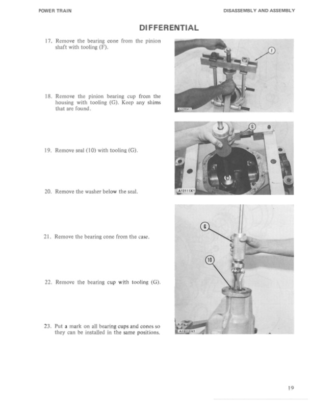 Caterpillar M60 to M100 Power Train Disassembly and Assembly SENB8001 3 Caterpillar M60 to M100 Power Train Disassembly and Assembly SENB8001-3