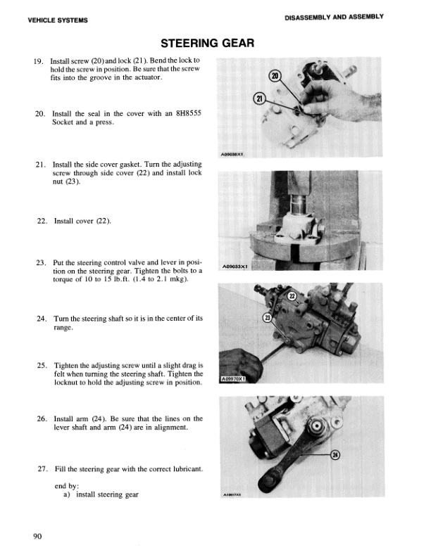 Caterpillar M60 to M100 Vehicle Systems Disassembly and Assembly SENB8014 5 Caterpillar M60 to M100 Vehicle Systems Disassembly and Assembly SENB8014-5