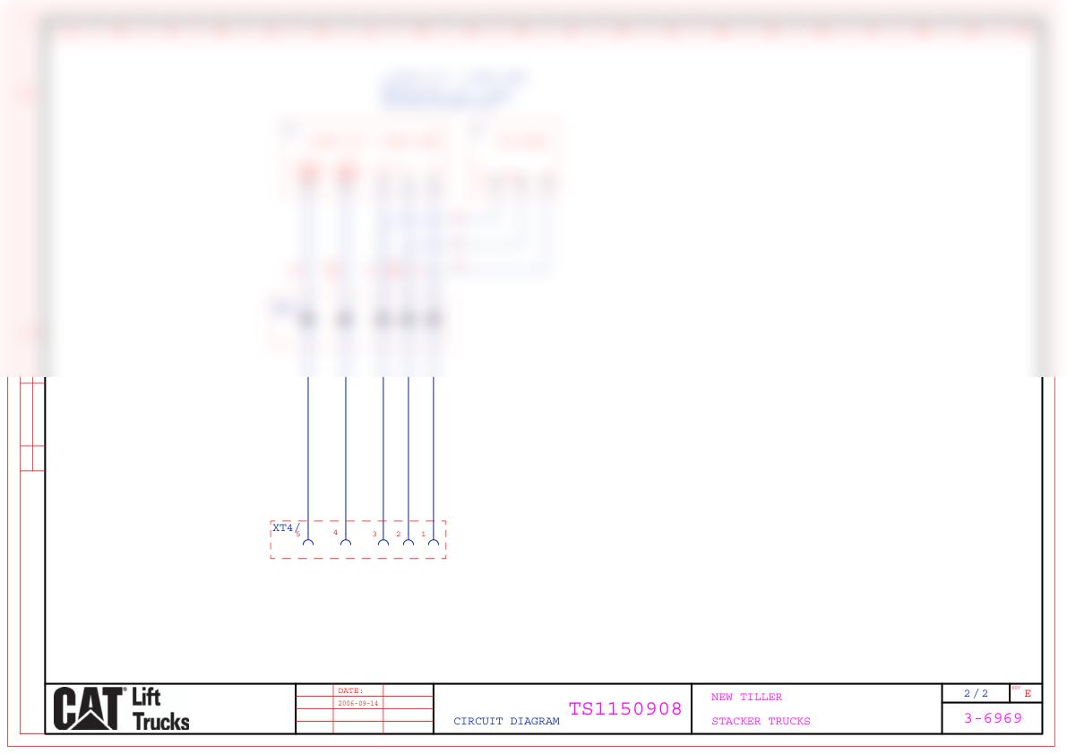 Caterpillar New Tiller Pallet and Stacker Trucks Electrical Diagrams TS1150908 2 Caterpillar New Tiller Pallet and Stacker Trucks Electrical Diagrams TS1150908-2