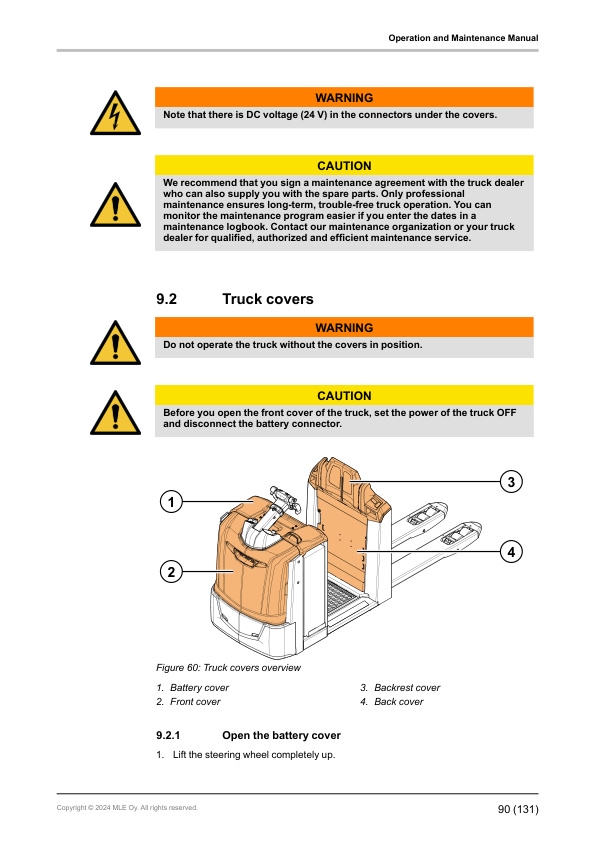 Caterpillar NO12N2F(P), NO20N2(X)(P), NO25N2(P) Operation and Maintenance Manual 638522 EN-E 3 Caterpillar NO12N2F(P), NO20N2(X)(P), NO25N2(P) Operation and Maintenance Manual 638522 EN-E - Image 3