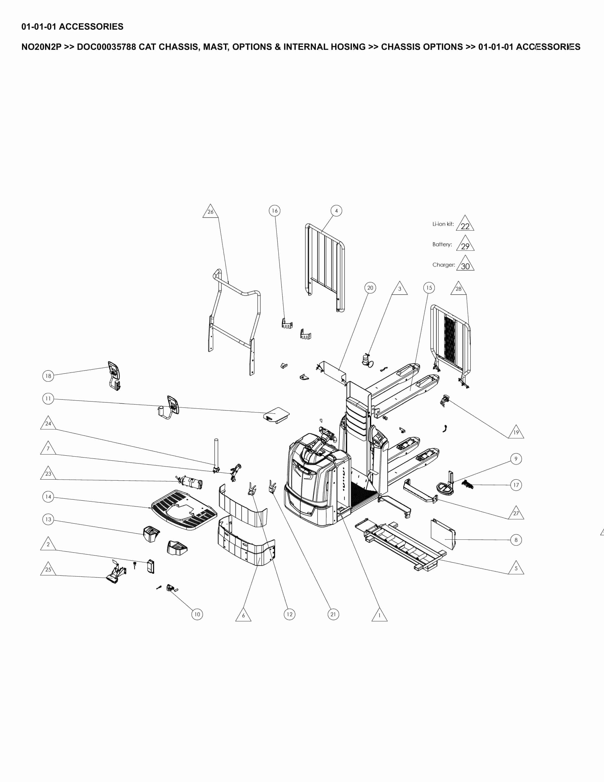 Caterpillar NO20N2P Parts Manual DOC00035788