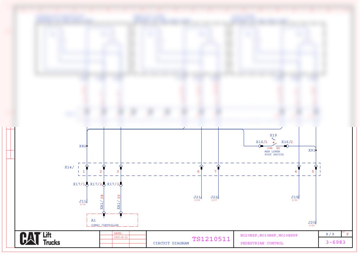 Caterpillar NO20NSP, NO10NSF, NO10NSPF Electrical Diagrams TS1210511 4 Caterpillar NO20NSP, NO10NSF, NO10NSPF Electrical Diagrams TS1210511 - Image 4