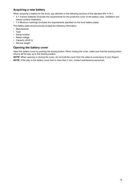 Caterpillar NO20S, NO20SP, NO10SF, NO10SPF Operation and Maintenance Manual WHOMM0021 FR 3 Caterpillar NO20S, NO20SP, NO10SF, NO10SPF Operation and Maintenance Manual WHOMM0021 FR - Image 3