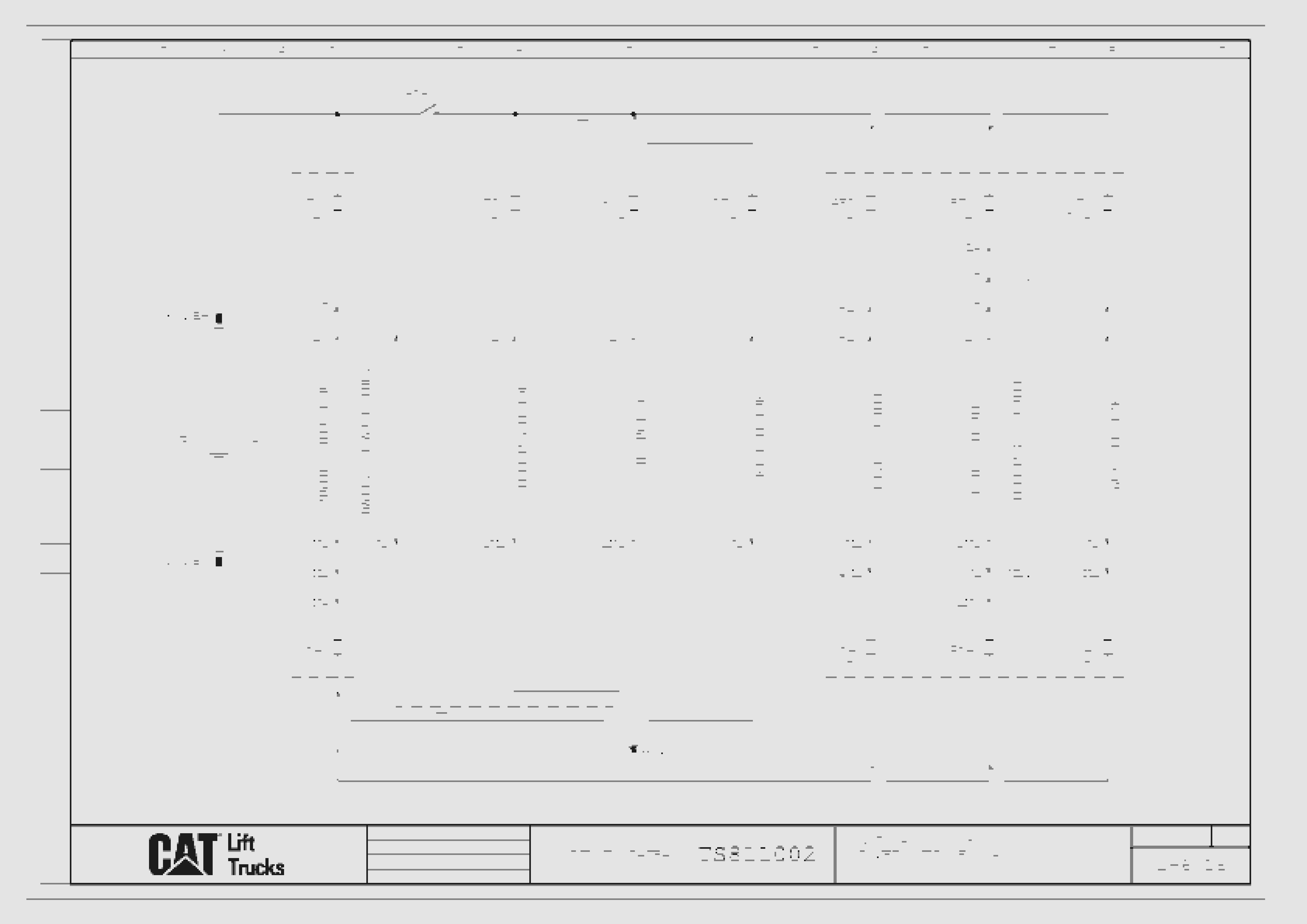 Caterpillar NO20SP, NO10SPF Electrical Diagrams TS811002