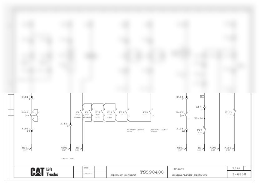 Caterpillar NO800H Electrical Diagrams TS590400 3 Caterpillar NO800H Electrical Diagrams TS590400 - Image 3
