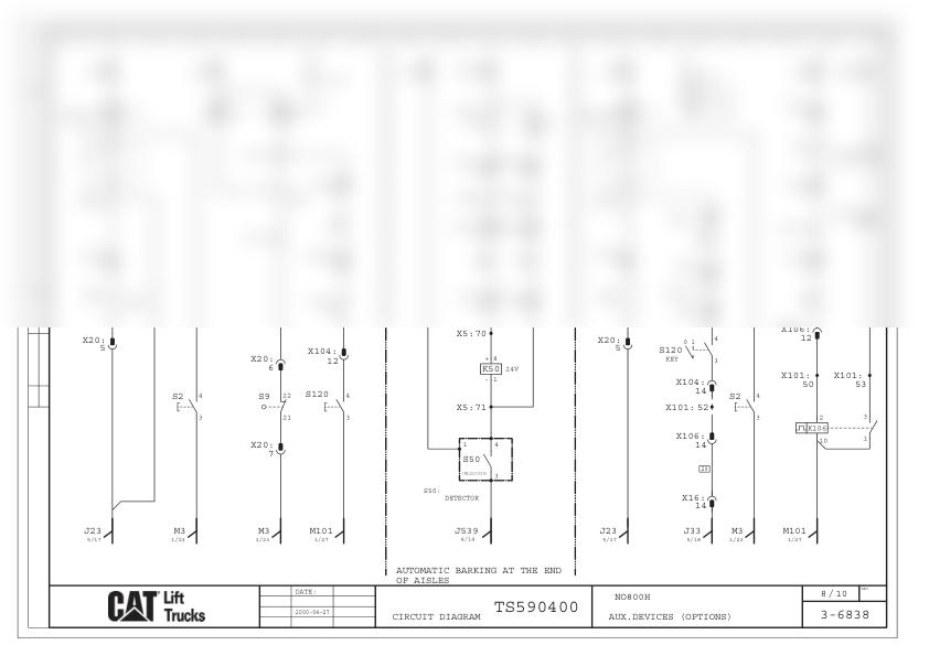 Caterpillar NO800H Electrical Diagrams TS590400 4 Caterpillar NO800H Electrical Diagrams TS590400 - Image 4