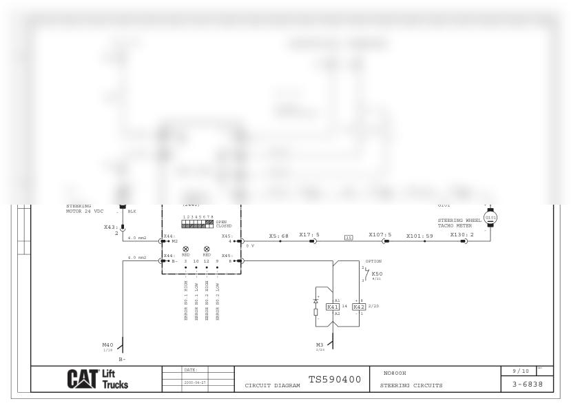Caterpillar NO800H Electrical Diagrams TS590400 5 Caterpillar NO800H Electrical Diagrams TS590400 - Image 5