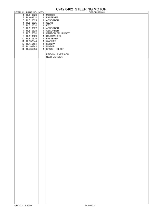 Caterpillar NOH-K Parts Manual-2