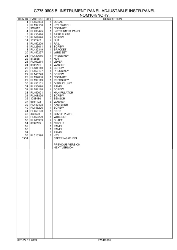 Caterpillar NOH-K Parts Manual-3