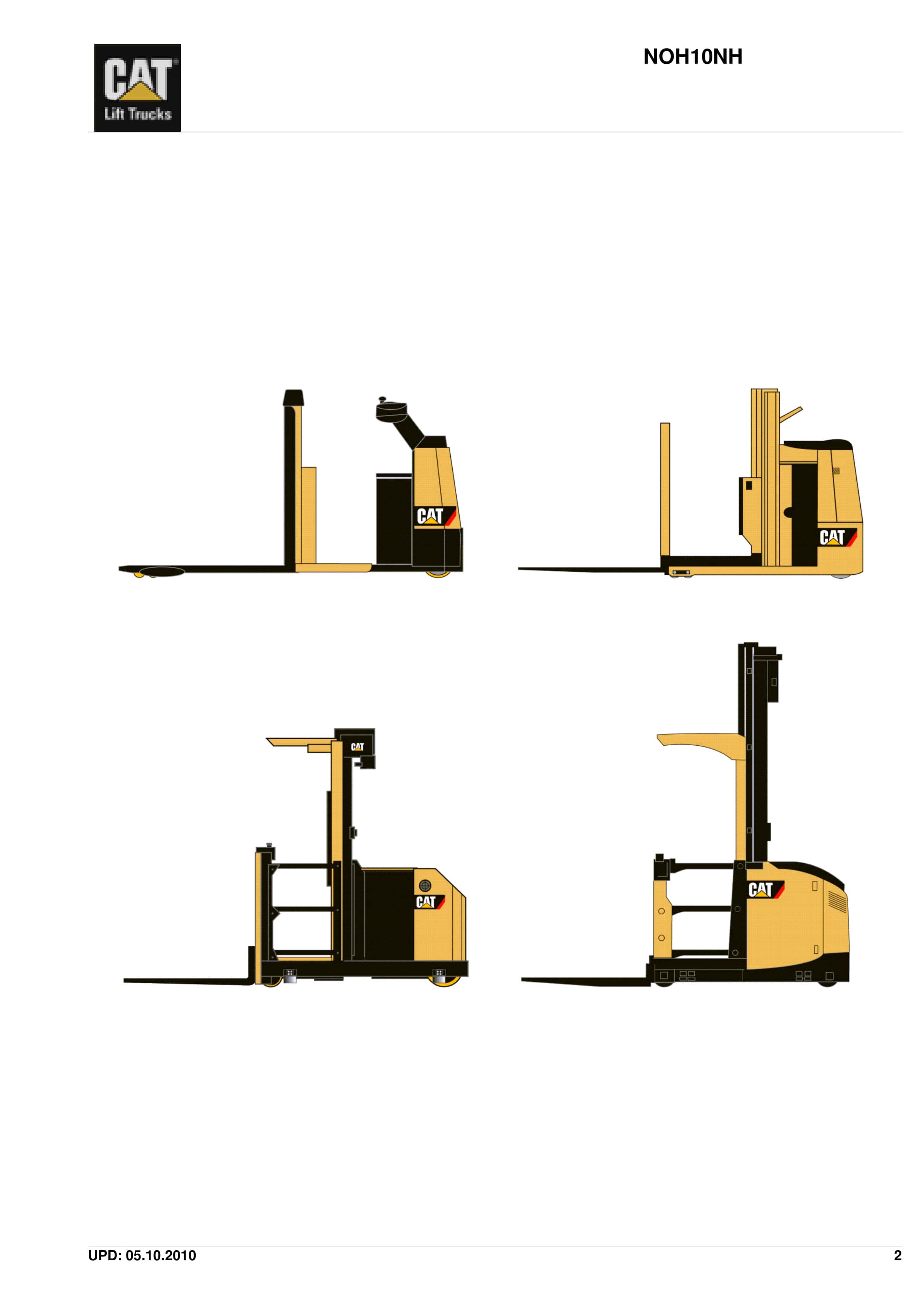 Caterpillar NOH10NH Parts Manual