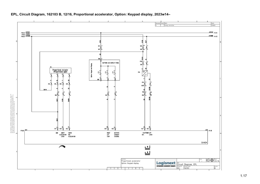 Caterpillar NOL10P Electrical Diagrams EL23GBEPLC1-3