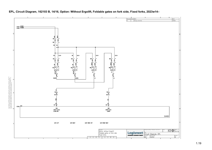 Caterpillar NOL10P Electrical Diagrams EL23GBEPLC1-4