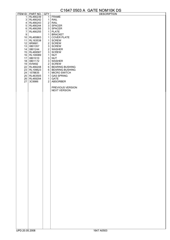 Caterpillar NOM10K DS Parts Manual-3