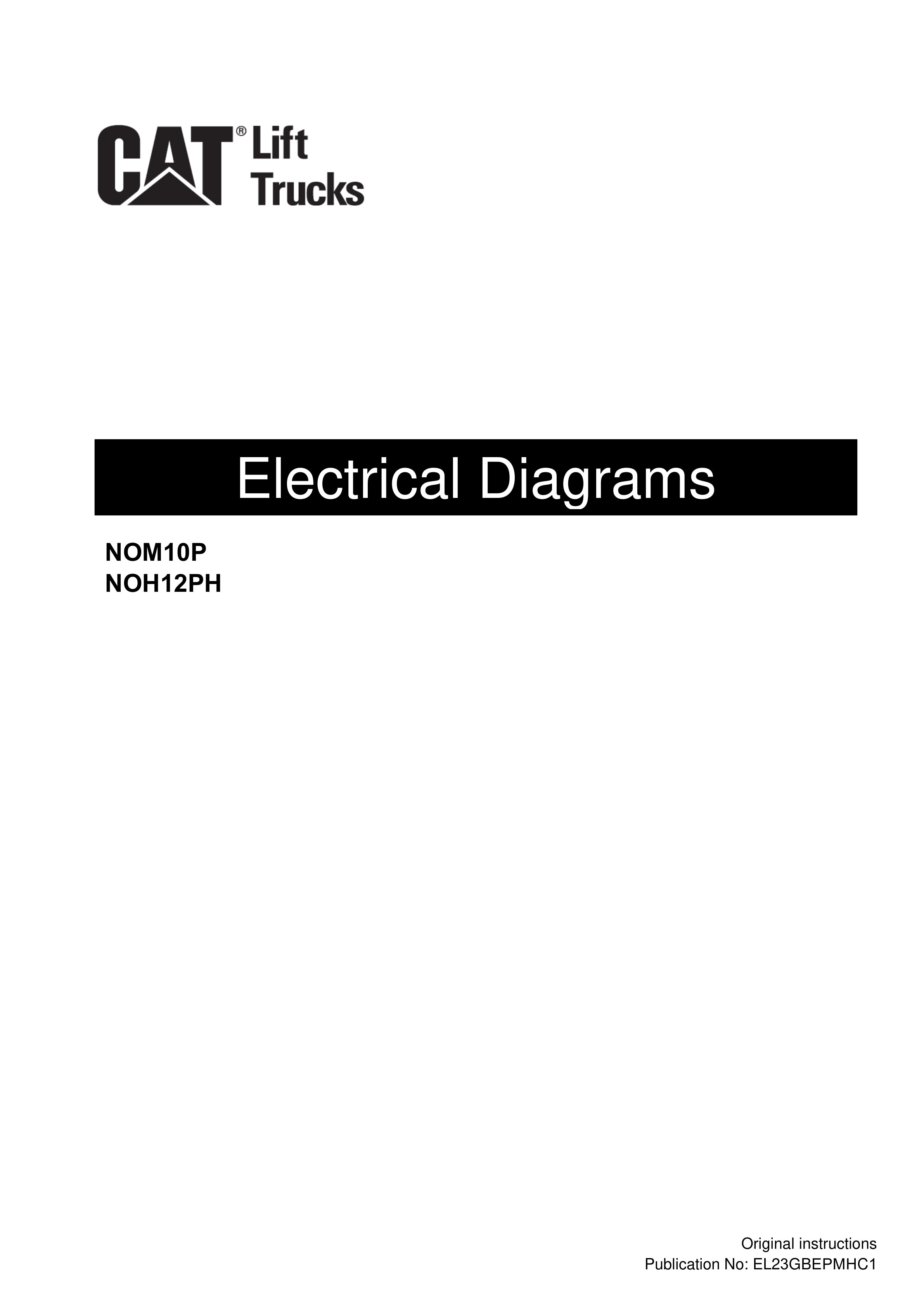 Caterpillar NOM10P, NOH12PH Electrical Diagrams EL23GBEPMHC1
