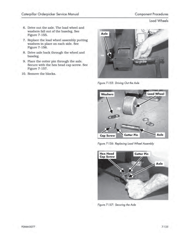 Caterpillar NOR22 Low Level Orderpickers Service Manual SENB6686-3