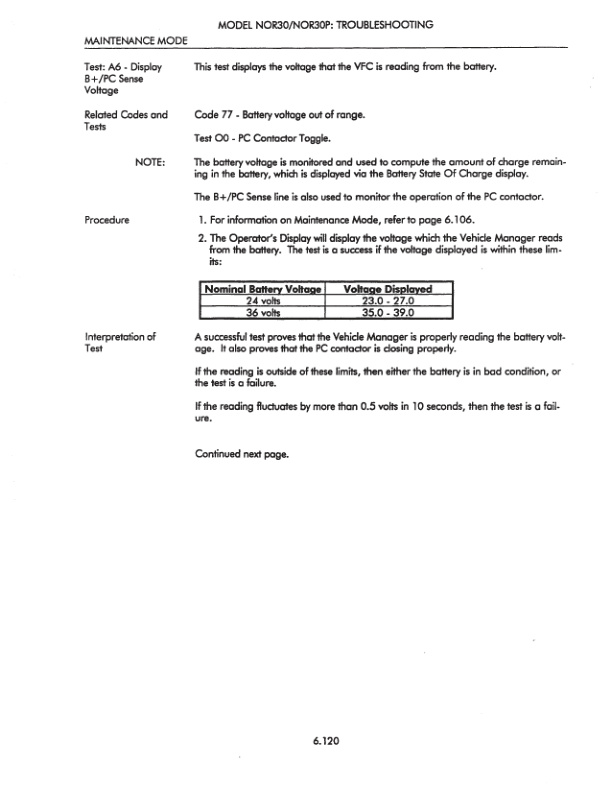 Caterpillar NOR30, NOR30P Orderpickers Service Manual SENB8545-4