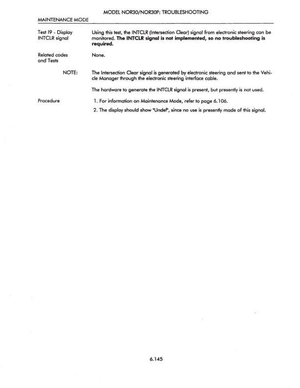 Caterpillar NOR30, NOR30P Orderpickers Service Manual SENB8545-5