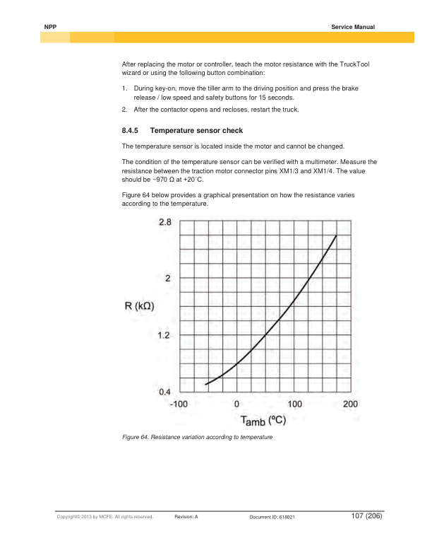 Caterpillar NPP 16N2, NPP 18N2, NPP 20N2, NPP 20N2E Service Manual 618021-2
