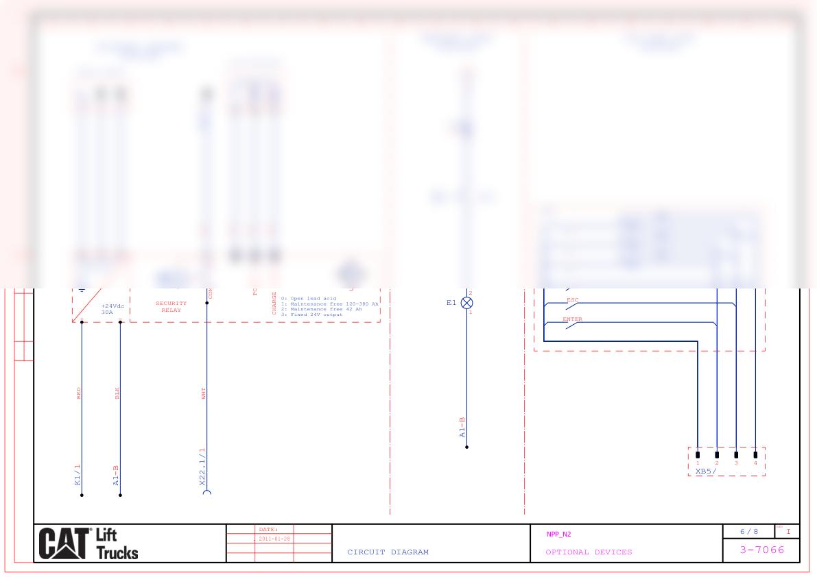 Caterpillar NPP-N2 Electrical Diagrams TS1340000-I-3