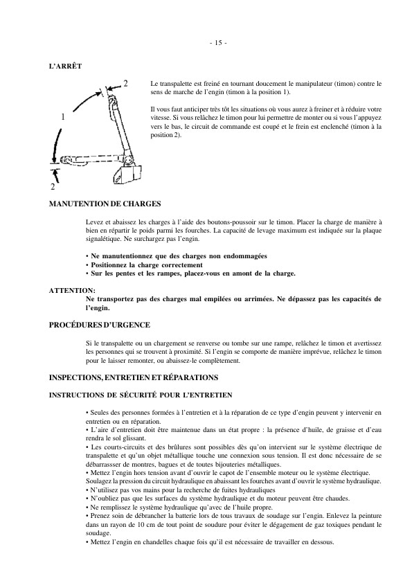 Caterpillar NPP16K, NPP20K Operation and Maintenance Manual WHOMM0009 ES-4