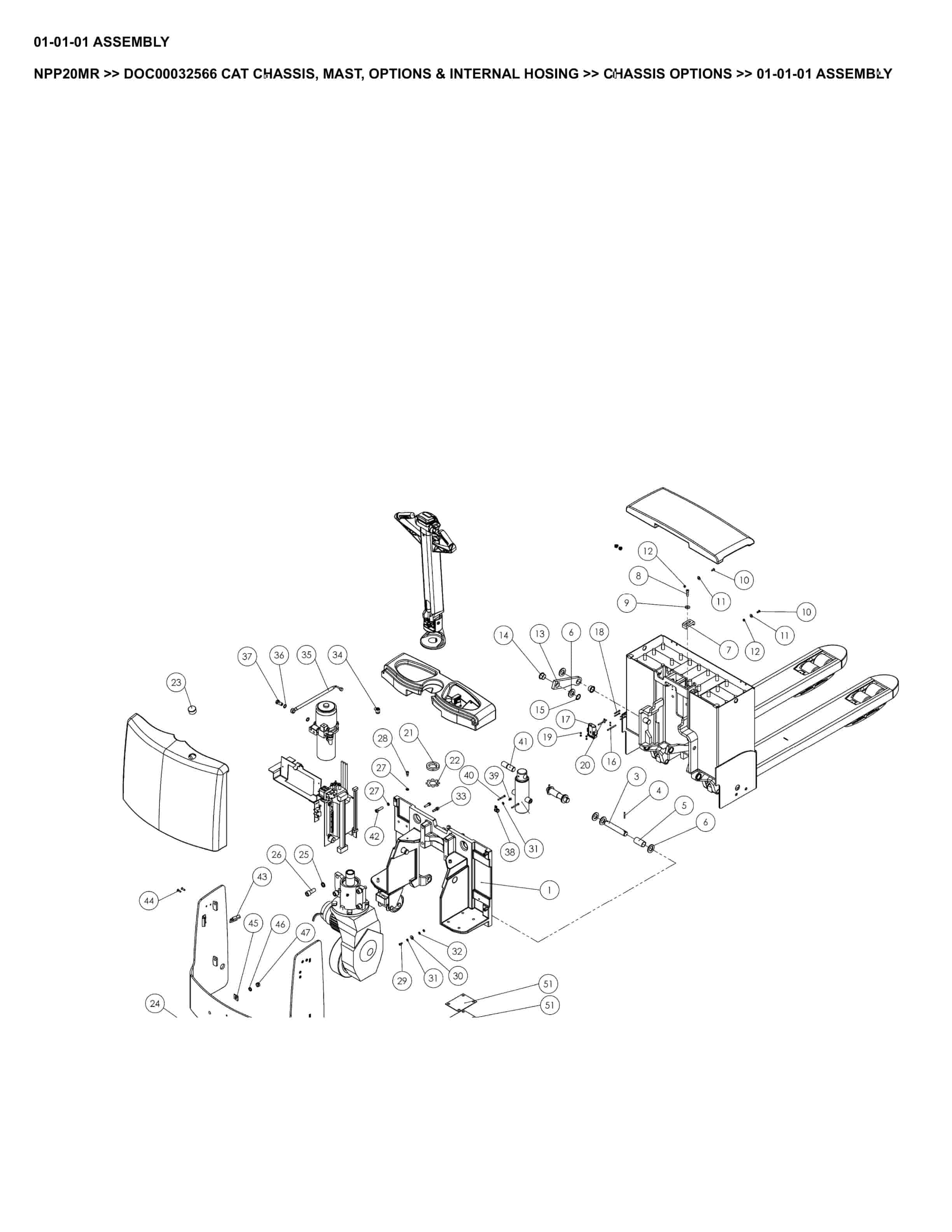 Caterpillar NPP20MR Parts Manual DOC00032566