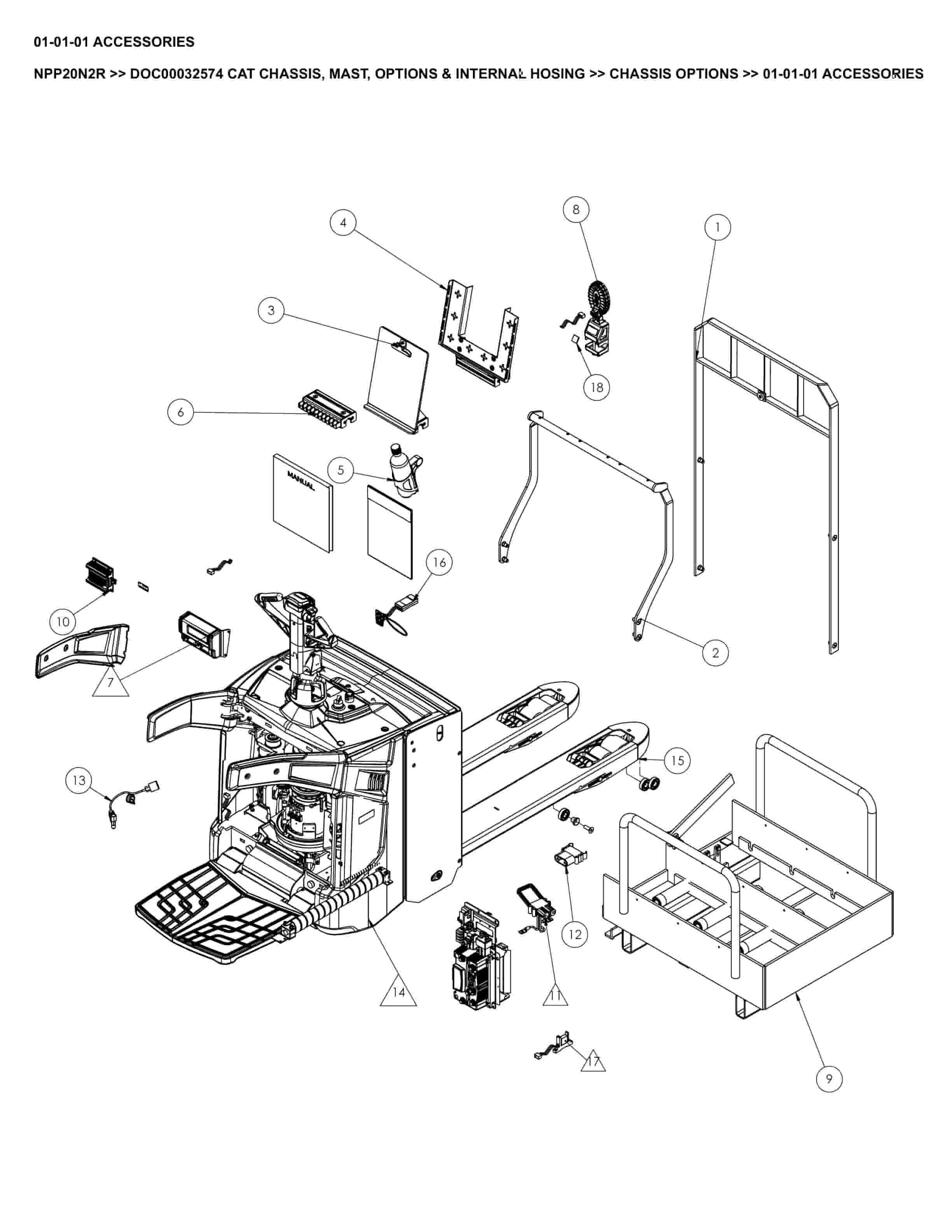 Caterpillar NPP20N2R Parts Manual DOC00032574