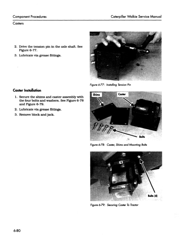 Caterpillar NPP60, NPV60, NPV80, NPC60, NPC80, NDC100 Powered Pallet Walkies Service Manual SENB8554-5