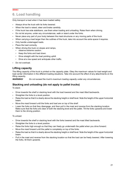 Alternative view of Caterpillar NPS20N Operation and Maintenance Manual SWHPU-00311