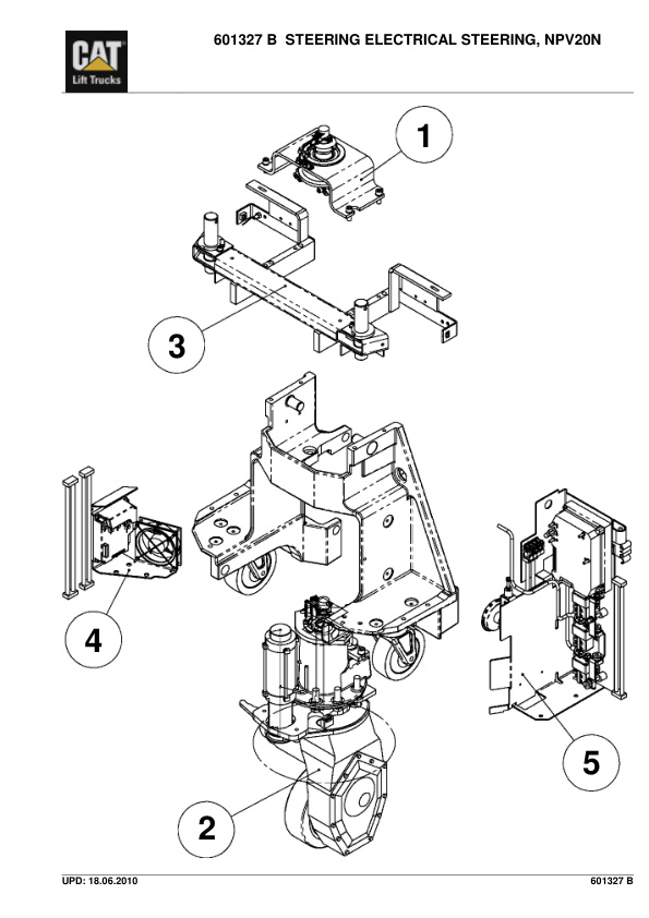 Caterpillar NPV-N - Electrical Steering Parts Manual-5