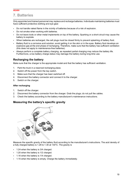 Alternative view of Caterpillar NPV20N, NPV25NH, NO20NT Operation and Maintenance Manual SWHPU-00112