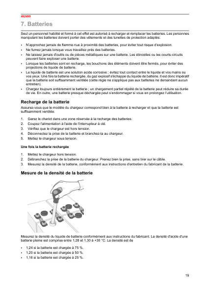 Alternative view of Caterpillar NPV20N, NPV25NH, NO20NT Operation and Maintenance Manual SWHPU-00122 FR