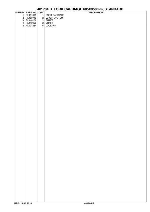 Alternative view of Caterpillar NPV20N Parts Manual