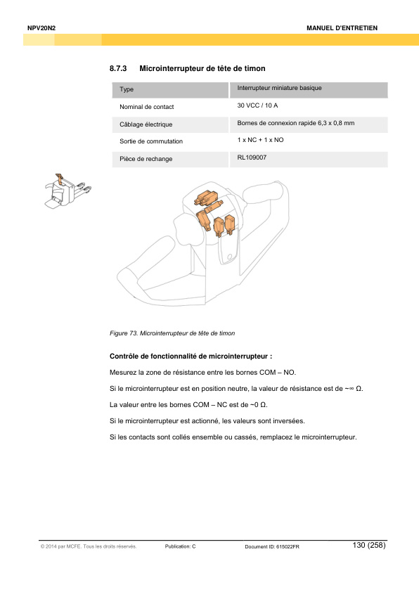 Alternative view of Caterpillar NPV20N2 Service Manual 615022 DE