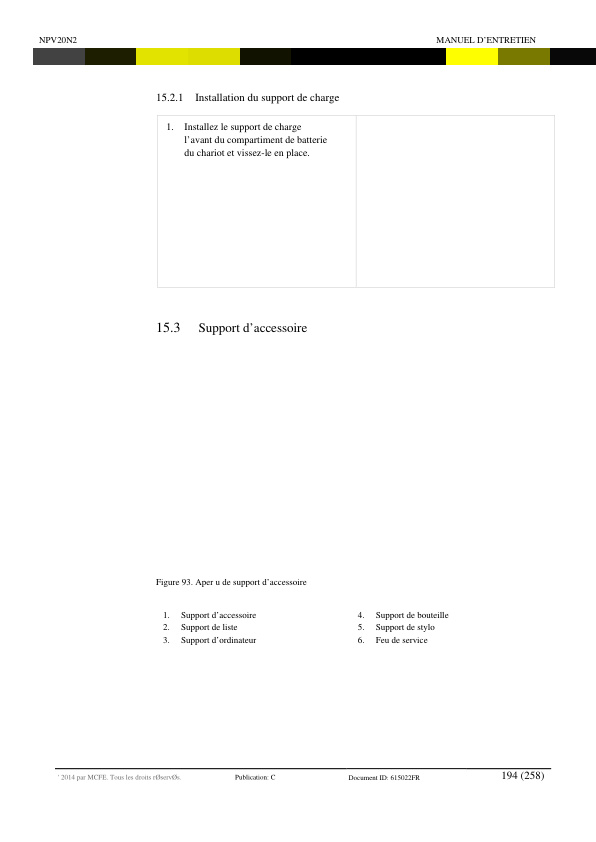 Caterpillar NPV20N2 Service Manual 615022 DE 4 Caterpillar NPV20N2 Service Manual 615022 DE - Image 4