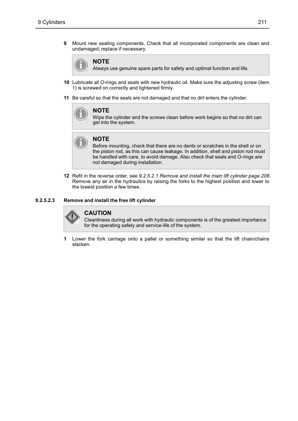 Caterpillar NPV20N3D to NSF16N3SS Service Manual SM23GB1DHSC3 4 Caterpillar NPV20N3D to NSF16N3SS Service Manual SM23GB1DHSC3 - Image 4