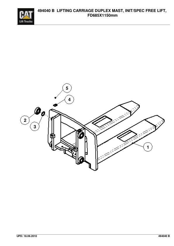 Caterpillar NPV20ND Parts Manual 4 Caterpillar NPV20ND Parts Manual - Image 4