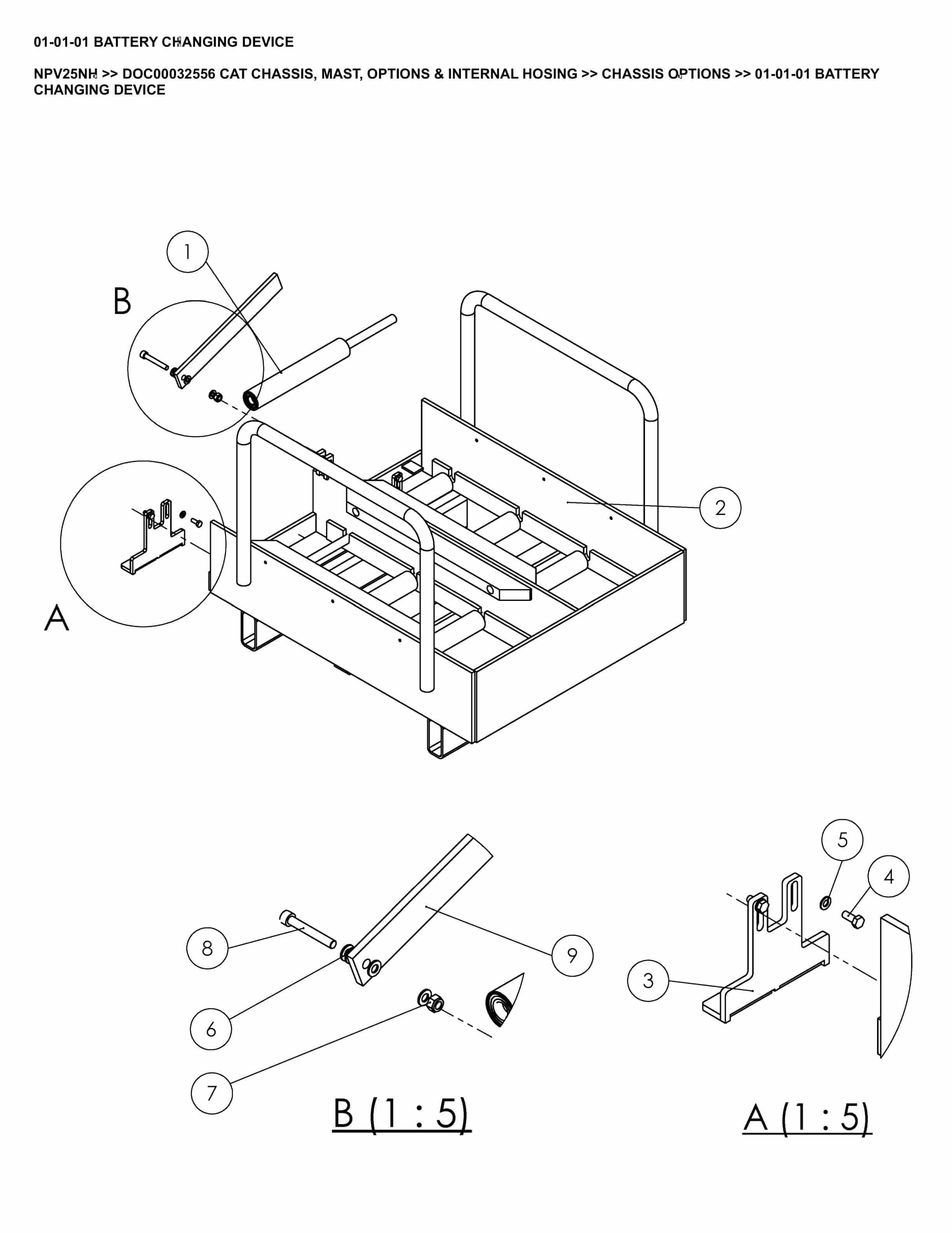 Caterpillar NPV25NH Parts Manual DOC00032556